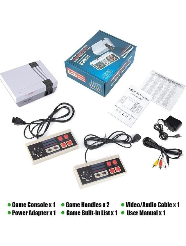 CONSOLA CLÓNICA NES MINI 620 JUEGOS