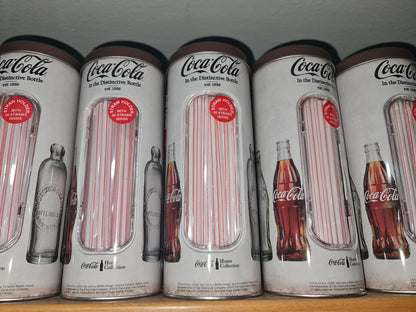 Lot of 25 units Vintage Jar for Coca-Cola Straws