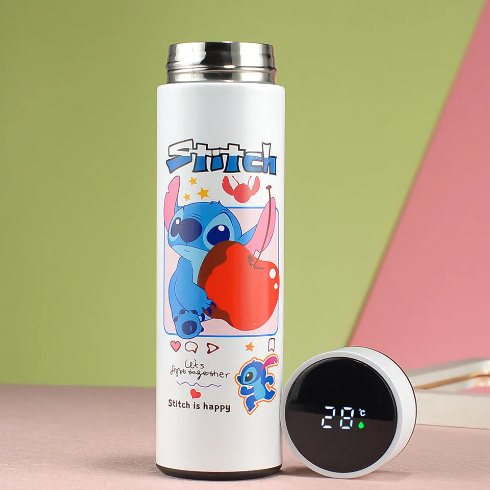 Disney Stitch-botella de agua deportiva 500 ml
