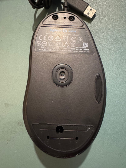 Logitech G MX518 Ratón Gaming con Cable, Captor HE
