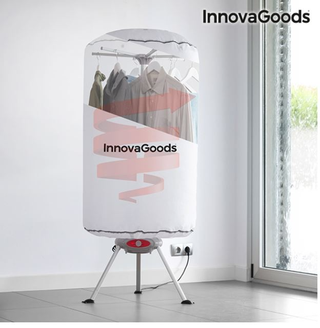 InnovaGoods 1000W White Portable Clothes Dryer