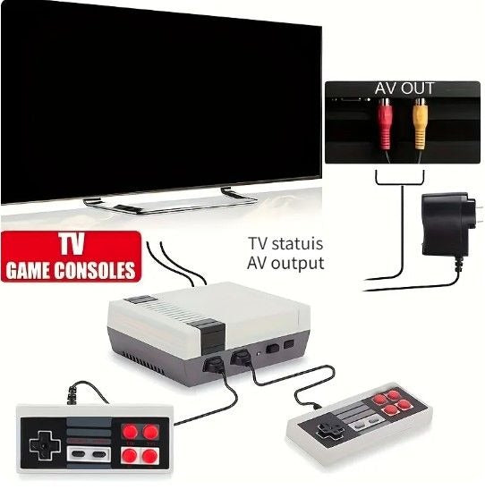 CONSOLA CLÓNICA NES MINI 620 JUEGOS