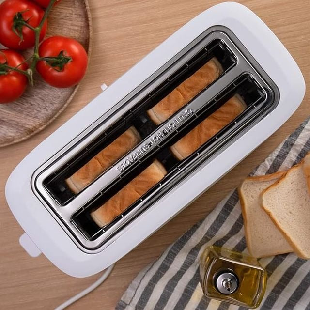 Cecotec Tostadora Toast&Taste 16000 Extra Doble White. 1630 W