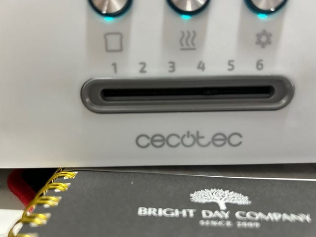 Cecotec Tostadora Toast&Taste 16000 Extra Doble White. 1630 W